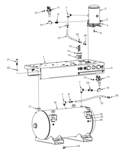 Section 2 Diagram and Parts List for GR3200  Campbell Hausfeld Compressor